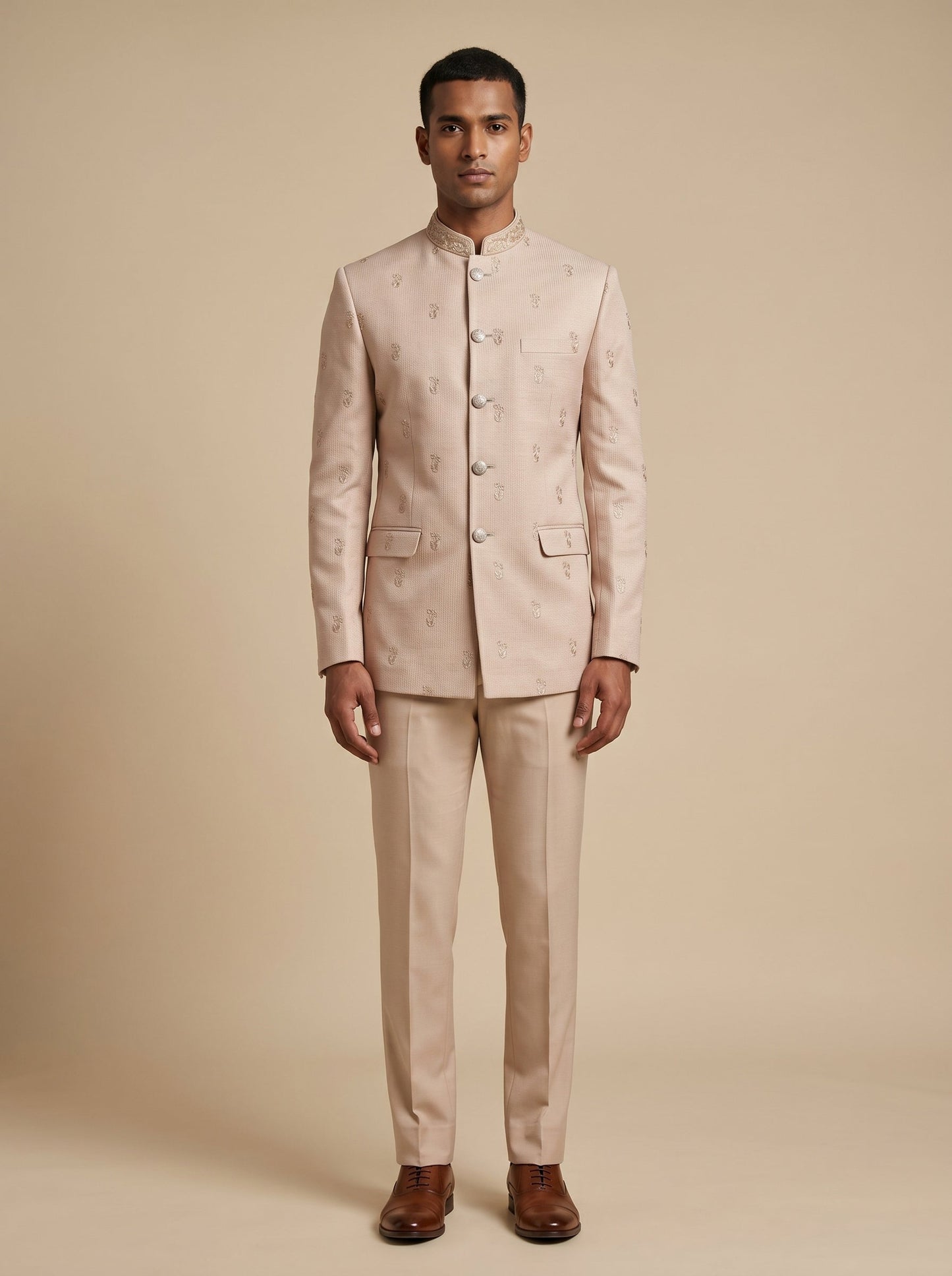 Refined fawn Jodhpuri