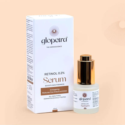 Glopetra Retinol 0.2% - Anti Ageing Serum For Face