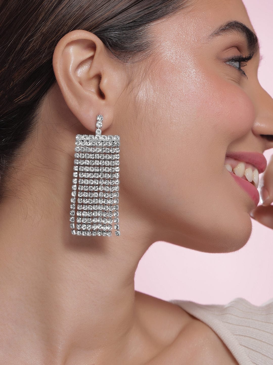 Moonlit Strands of Glamour Earrings