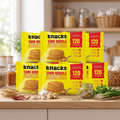 Knacks Coin Khakhra Crisps - 2Min Noodle Flavour