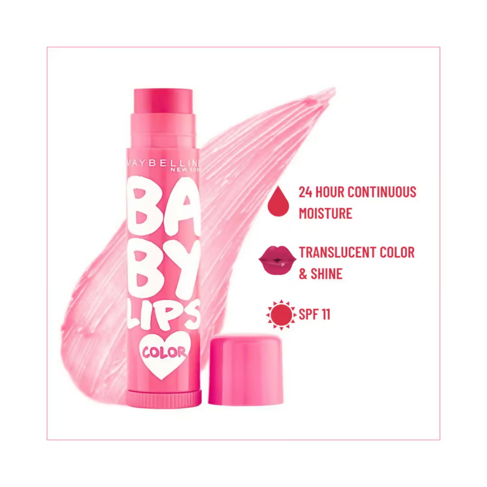 Maybelline New York Baby Lips Color Lip Balm - Pink Lolita