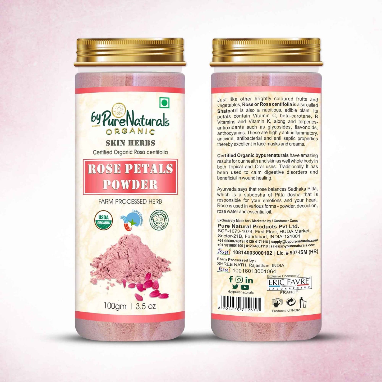 byPureNaturals Organic Rose Petals Powder