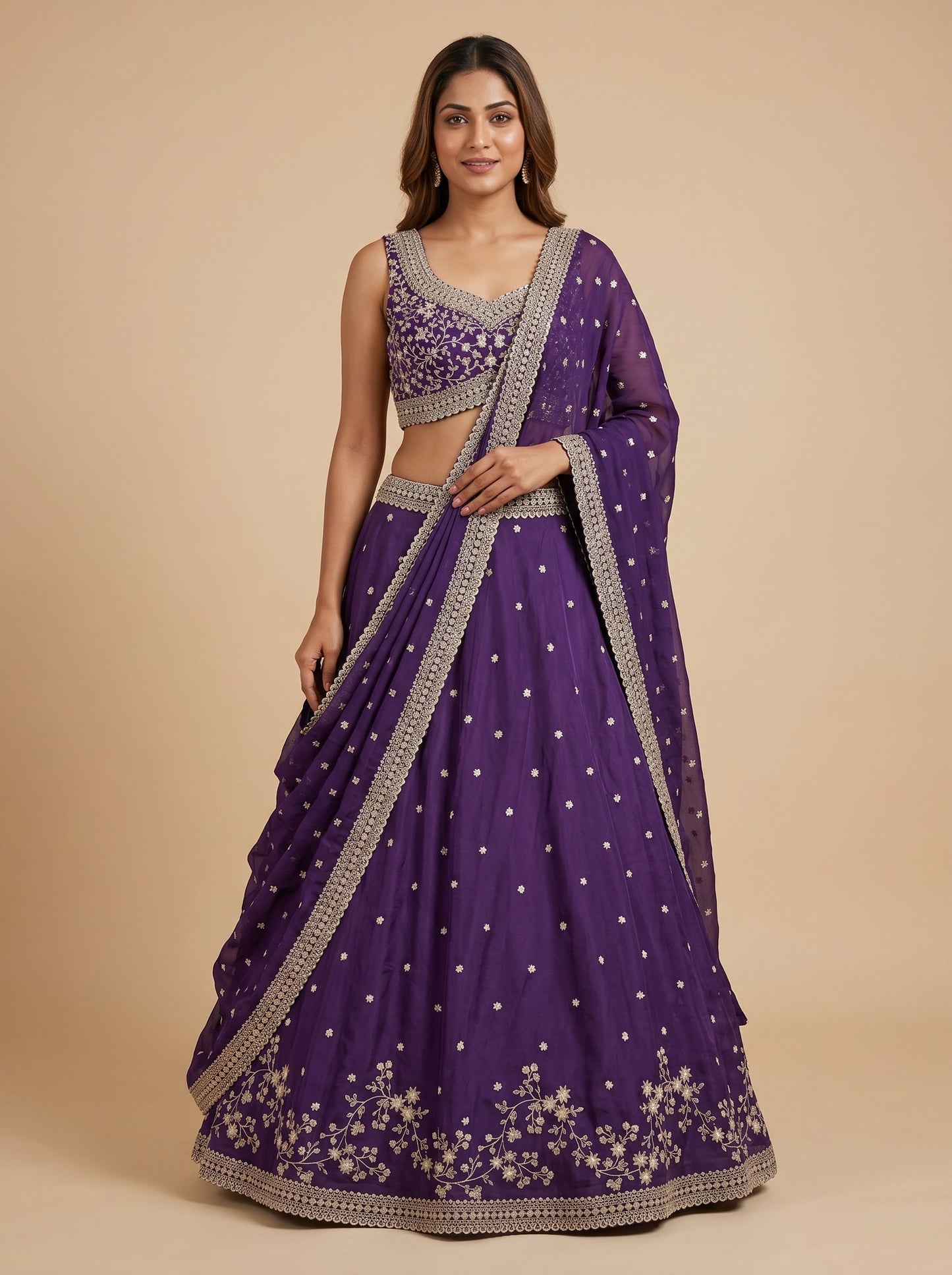 Royal Amethyst Lehenga