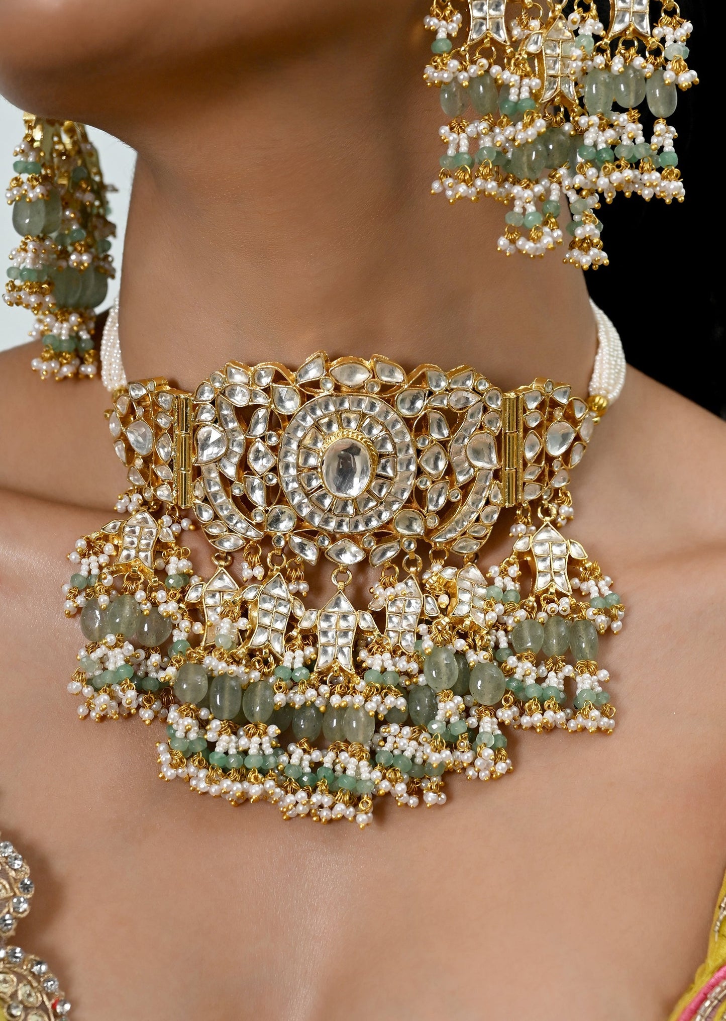 Royal Jadau Kundan Choker Set