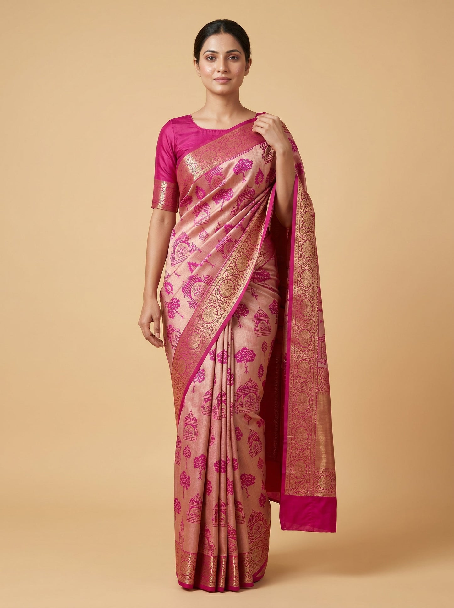 Royal Magenta Saree