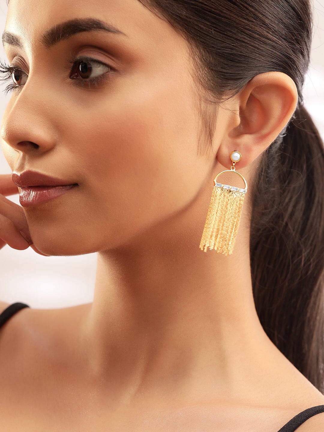 Chained Symphony Statement Earrings