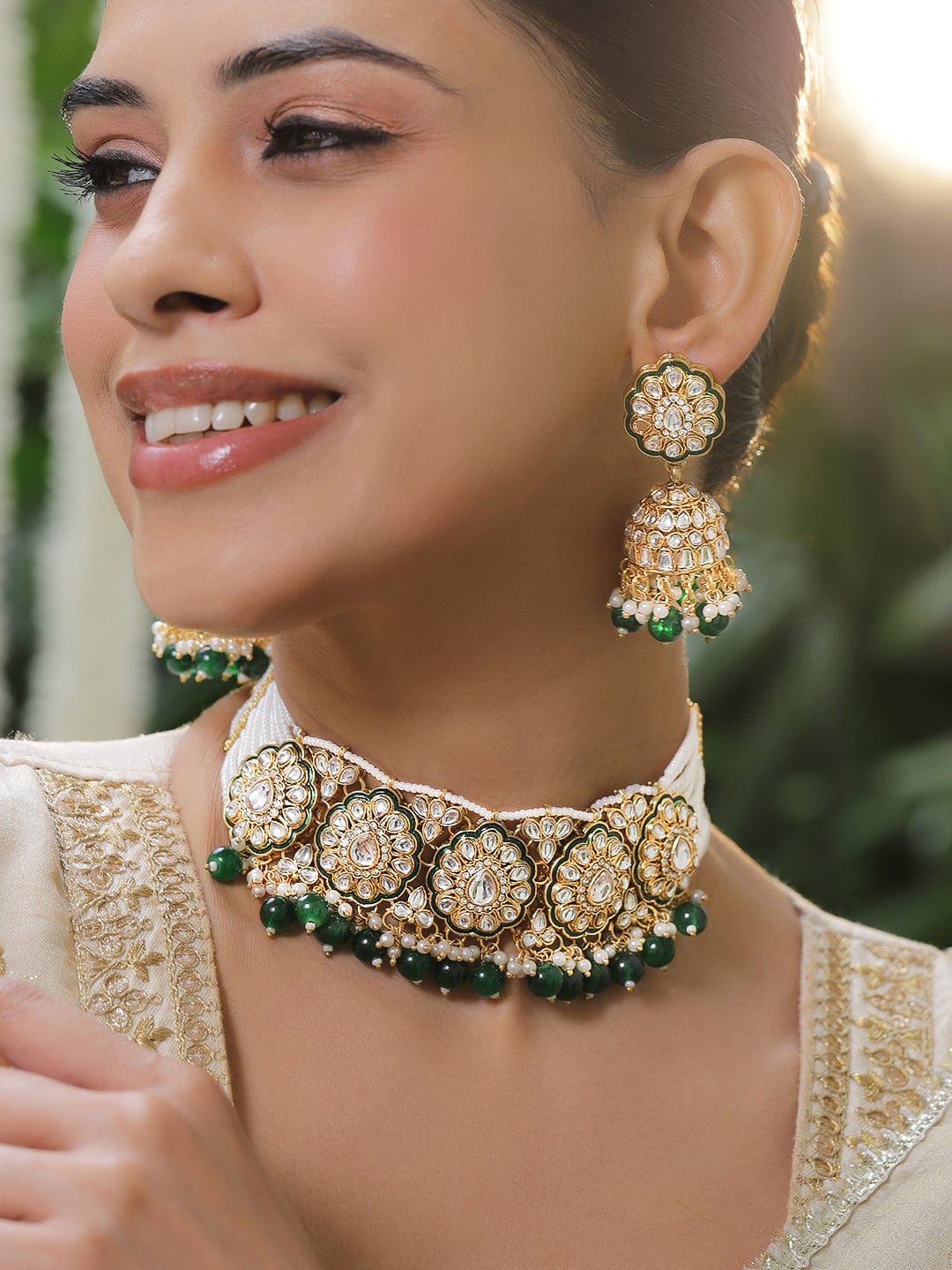 Emerald Horizon Necklace Set