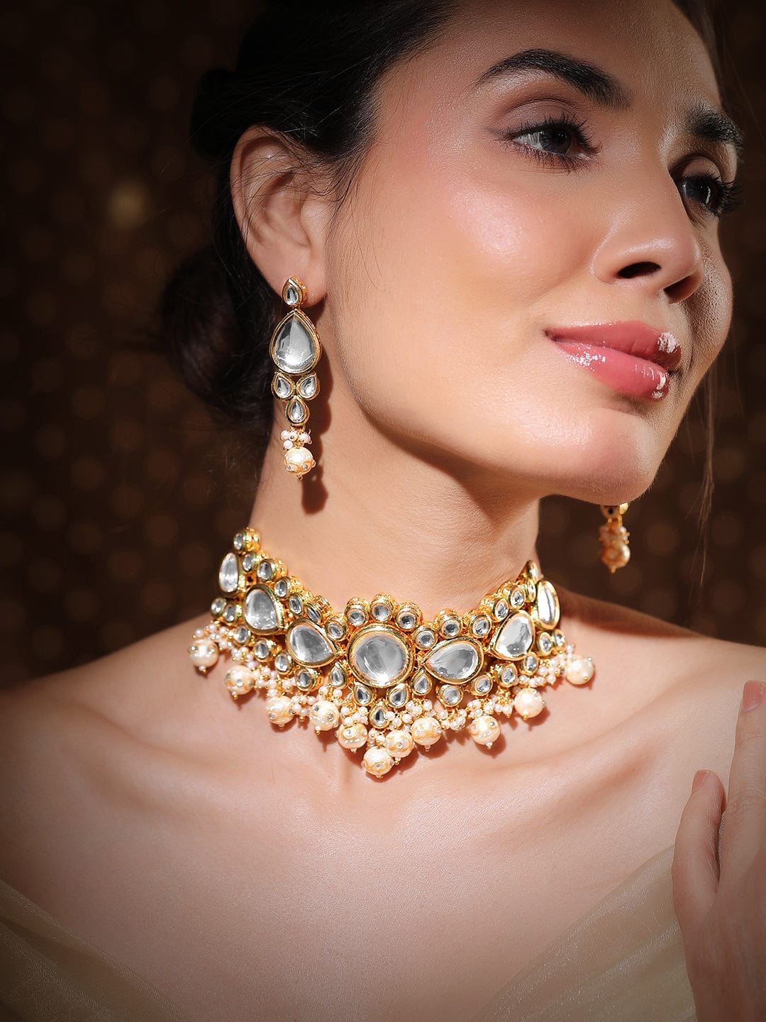 Royal Polki Kundan Jewellery Set