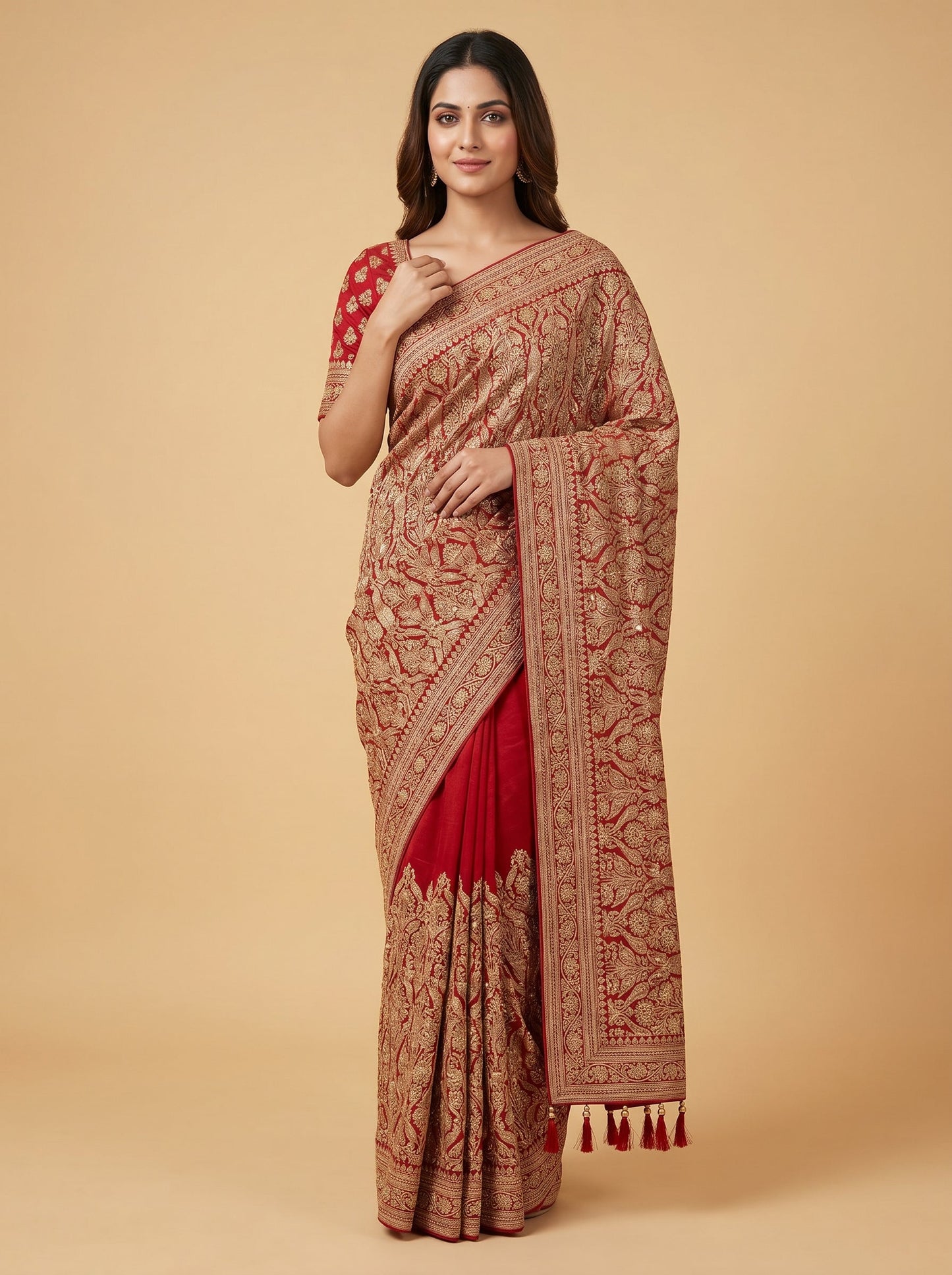 Ruby Spark Radiance Saree