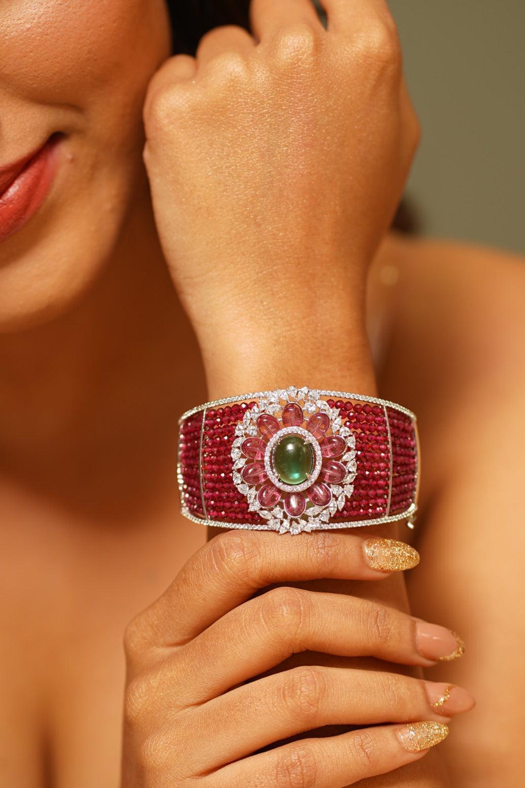 Rudra Crystal Diamond Kada