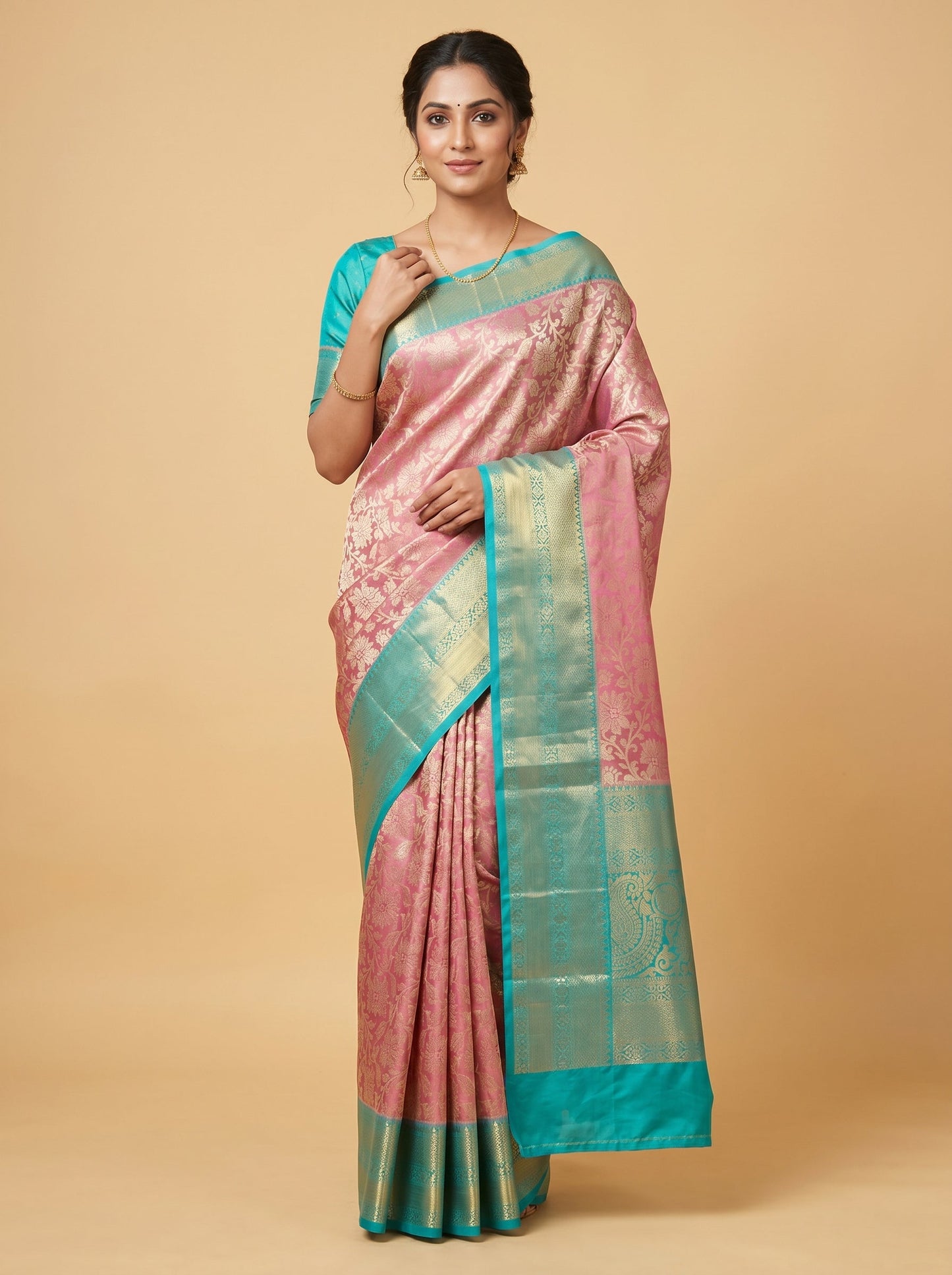 Rust Earth Ember Handloom Saree