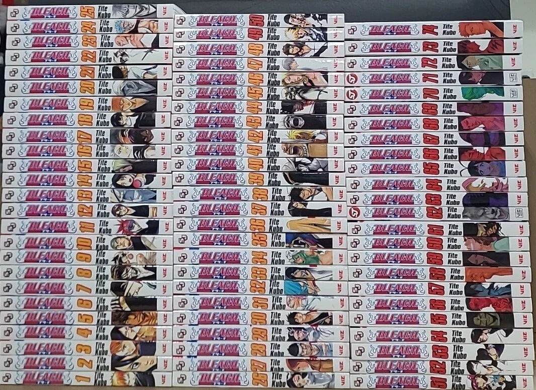 Bleach Complete Manga Box Set Collection (Box Sets 1–3) – Volumes 1–74 by Tite Kubo
