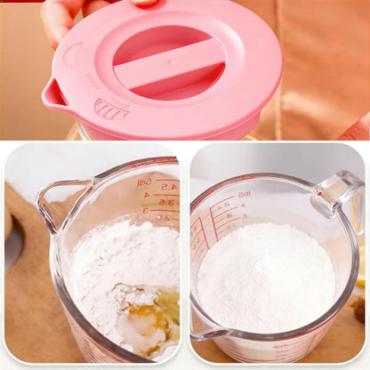 Not Available Glass Measuring Jug with Lid