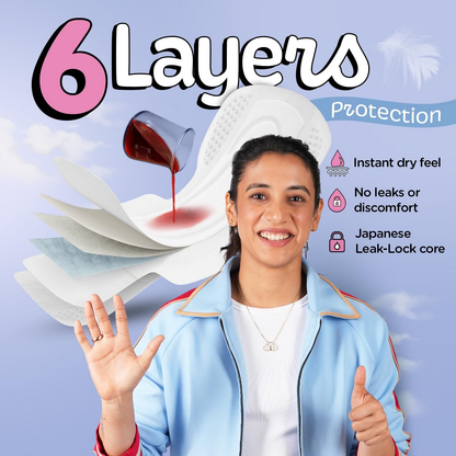 Pee Safe Comfort Ultra Thin Sanitary Pads For Women - XL