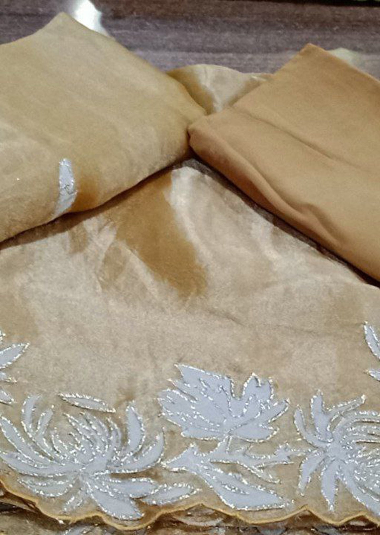 Saffron Mist Dress Material