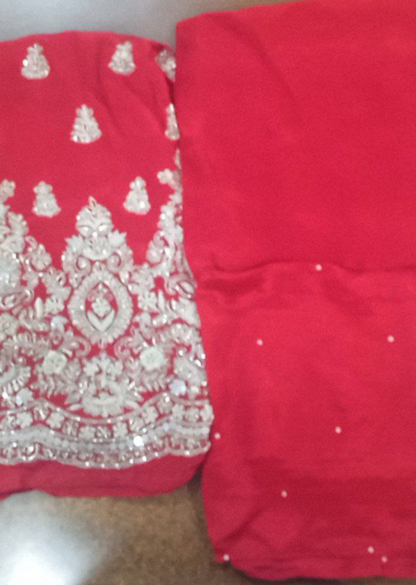 Scarlet Vine Splendor Dress Material