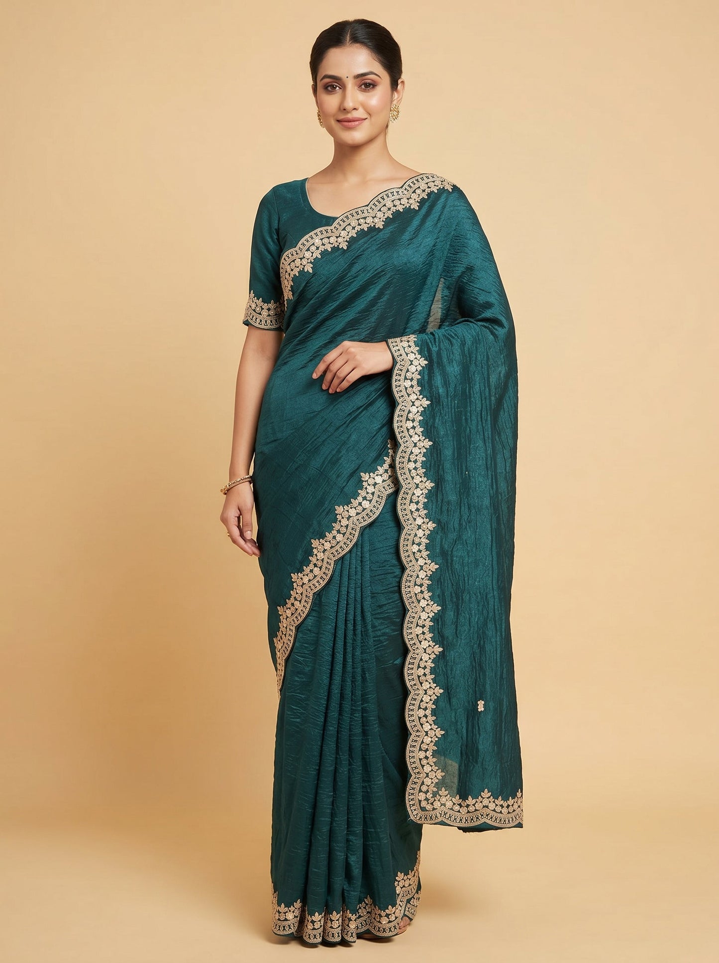 Sea Breeze Shine Saree