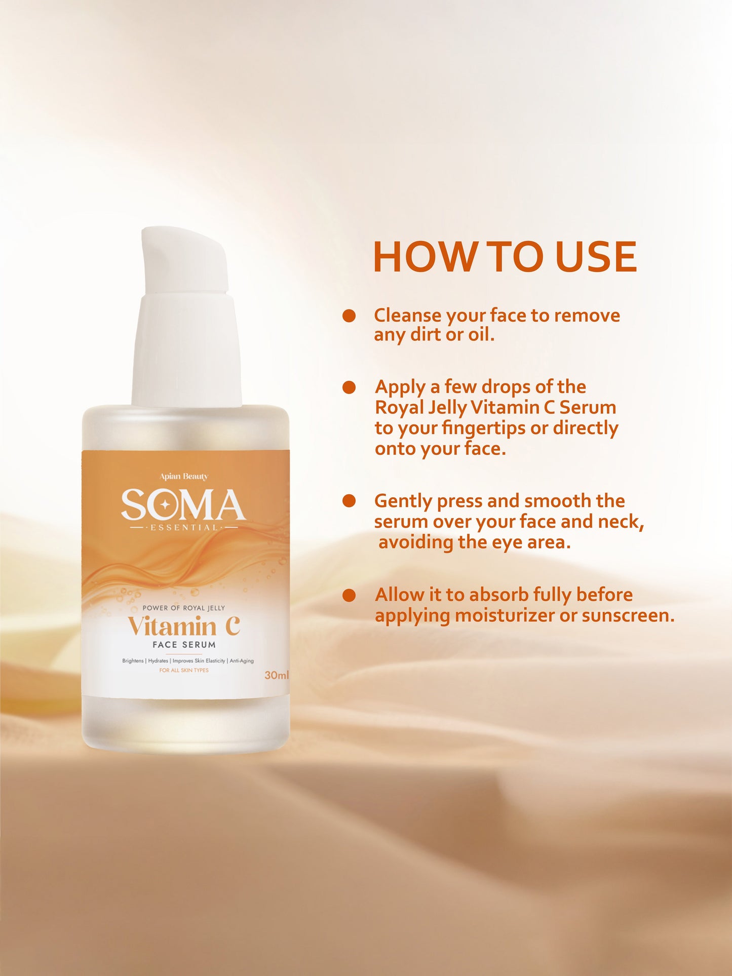 Soma Essential D-Tan Mask + Royal Jelly Vitamin C Serum + Day cream For Weekly Glow
