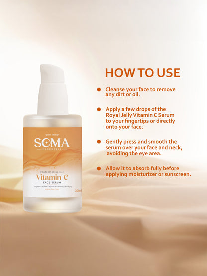 Soma Essential Apian Morning Glow Ritual - Vitamin C Serum + Haldi Kesar Cream