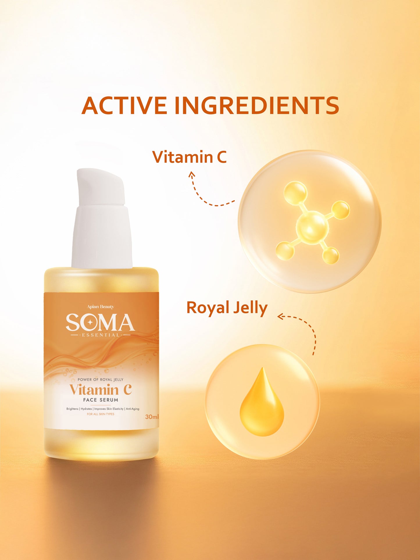 Soma Essential D-Tan Mask + Royal Jelly Vitamin C Serum + Day cream For Weekly Glow