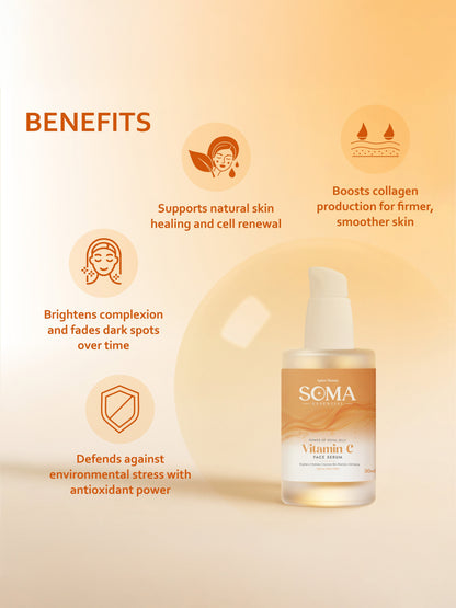 Soma Essential Apian Morning Glow Ritual - Vitamin C Serum + Haldi Kesar Cream