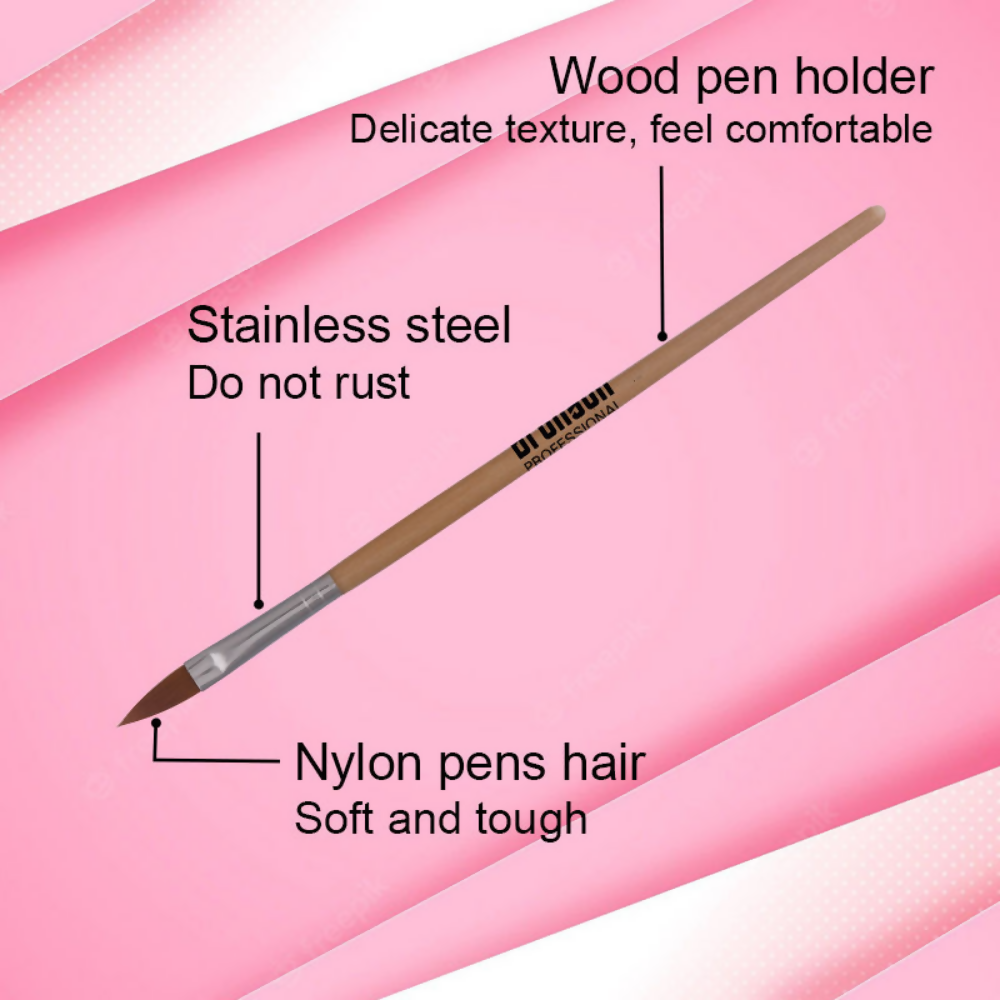 Bronson Professional Nail Art Acrylic Brush - No.8