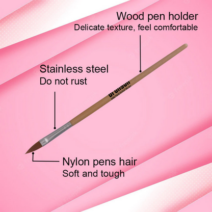 Bronson Professional Nail Art Acrylic Brush - No.8