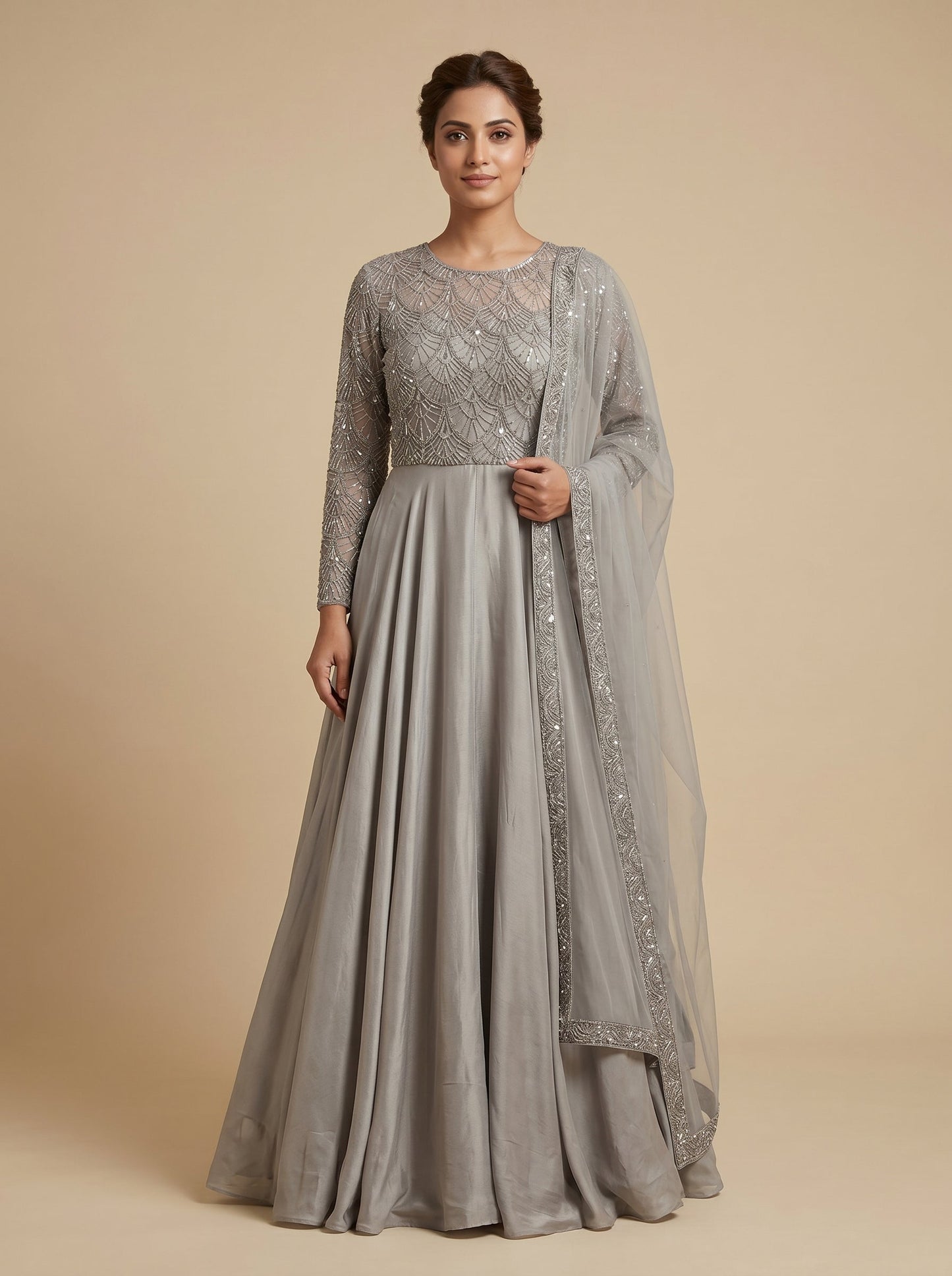 Silver Shine Indogown