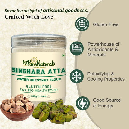 byPureNaturals Singhara Atta (Water Chestnut Flour)