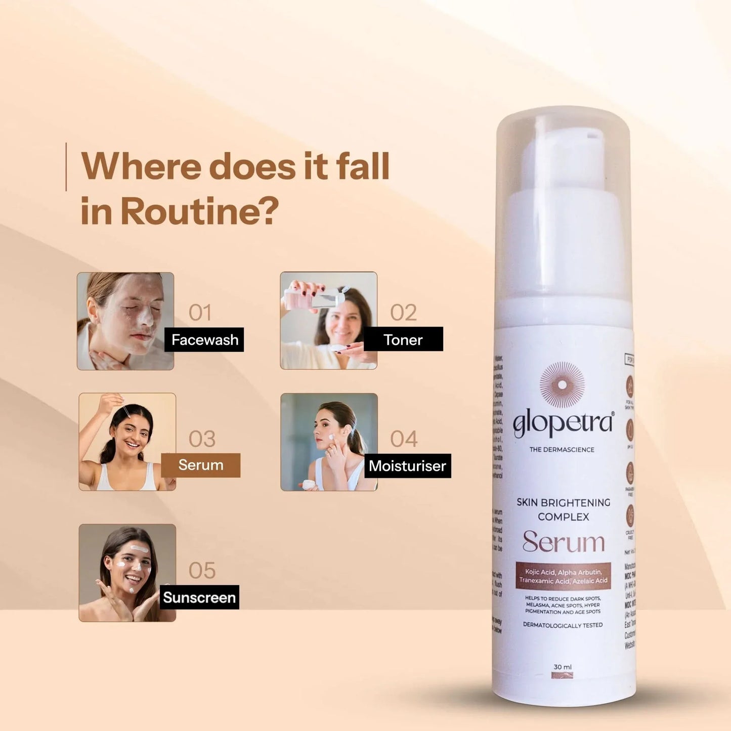 Glopetra Skin Brightening Complex Serum