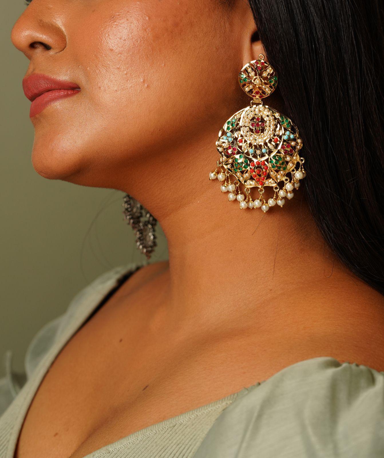 Sleek Jadaau Chandbali