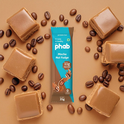 Phab Protein Bars With Protein Mocha Nut Fudge