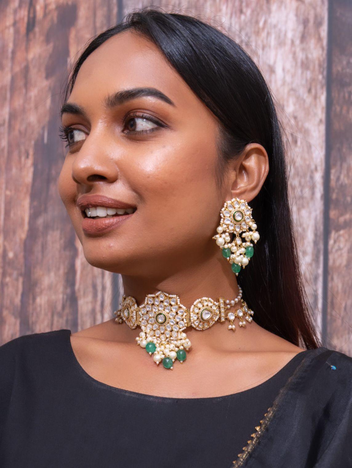 Smriti Polki Choker Set