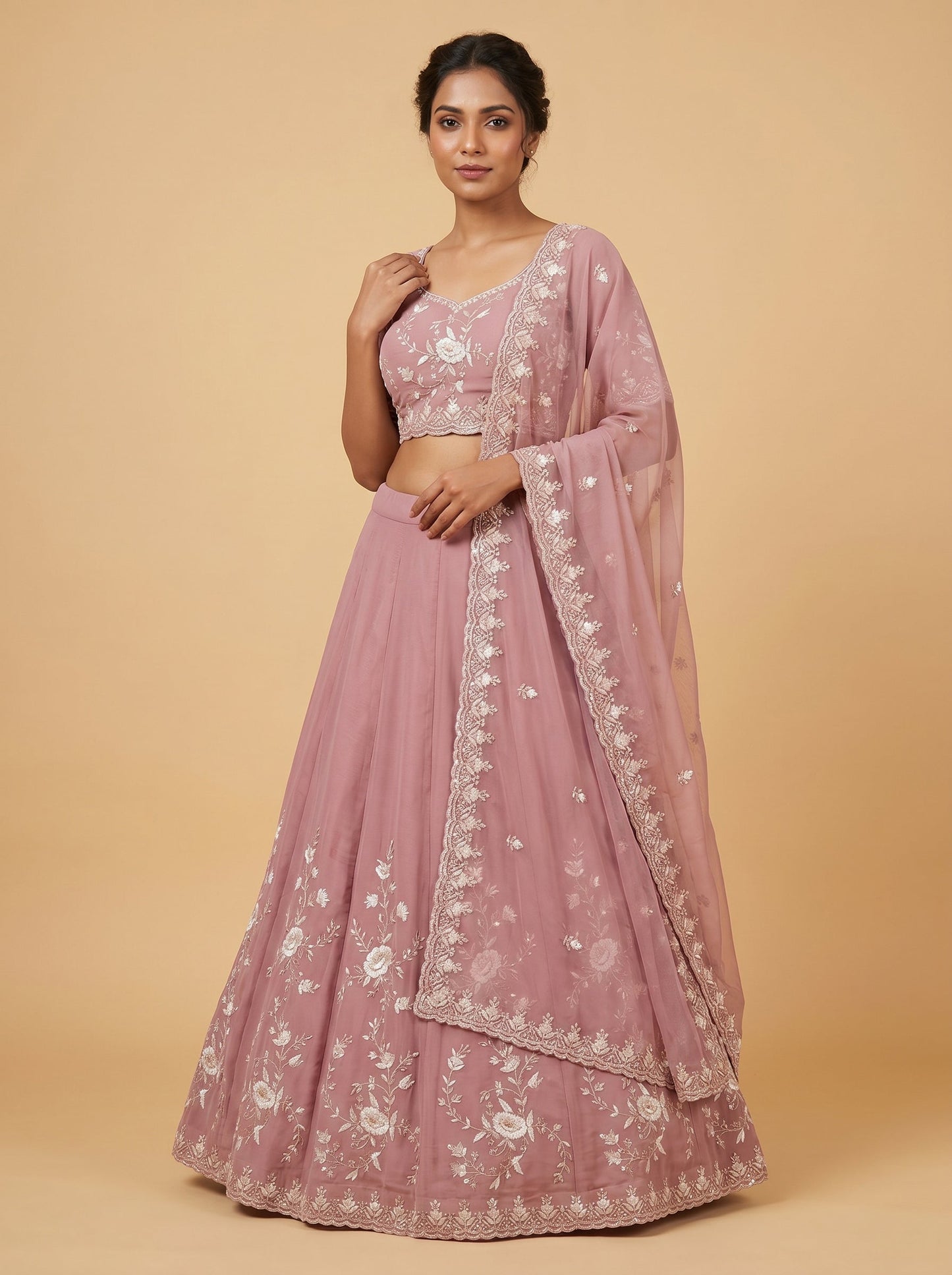 Soft Blush Lehenga