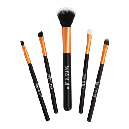 Swiss Beauty Makeup Brushes - Gold