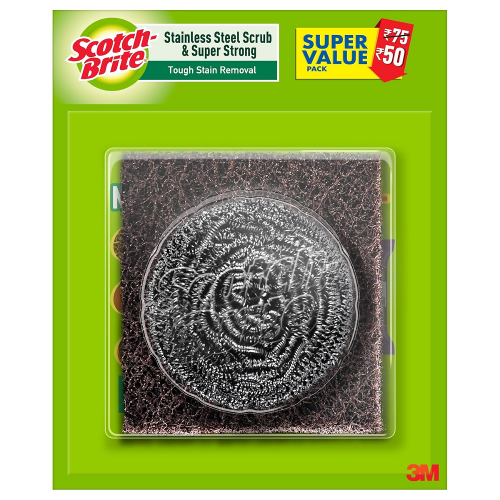 Scotch-Brite Steel Ball and Super Strong - Pack of 6