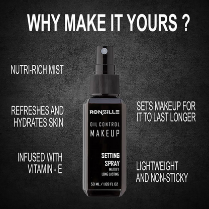 Ronzille Oil Control Makeup Setting Spary