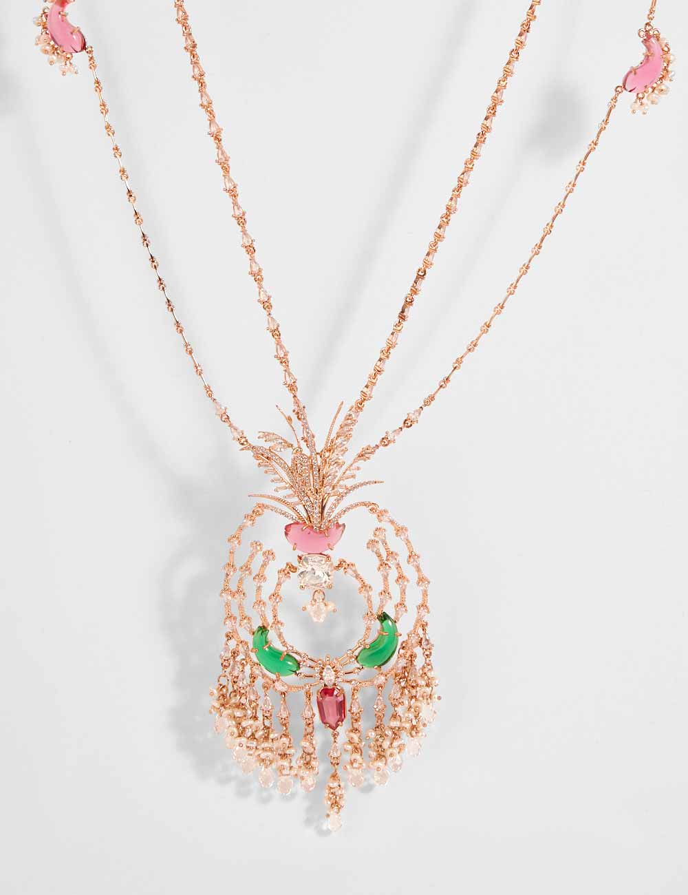 Palm le Grande Pendant Necklace