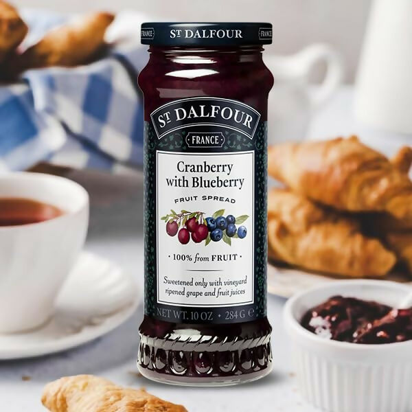 ST. DALFOUR Cranberry With Blueberry Fruit Spread
