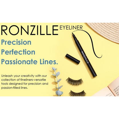 Ronzille Deep Black Sketch Matte Eyeliner Pencil Black