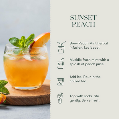 Luxmi Estates Peach Mint Herbal Infusion