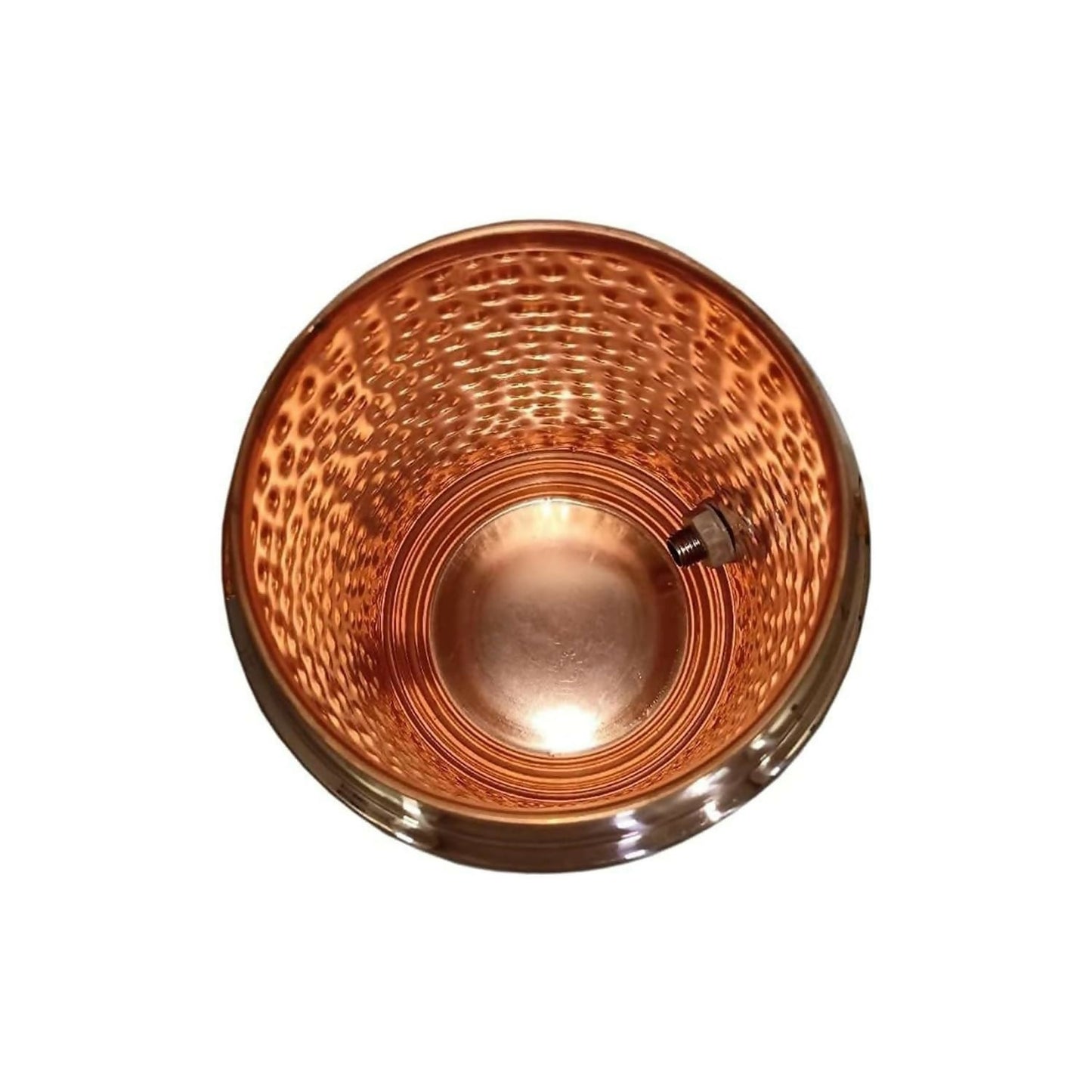 Not Available Copper Water Dispenser with 2 Glass and Stand