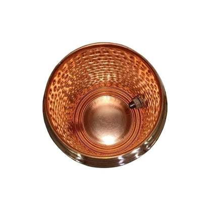 Not Available Copper Water Dispenser with 2 Glass and Stand