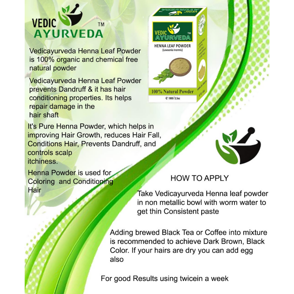VedicAyurveda Indigo Powder and Henna Powder