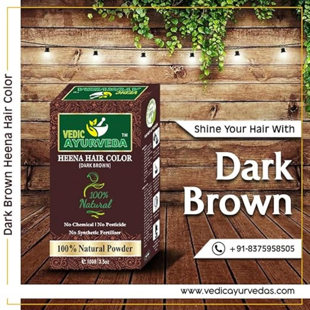 VedicAyurveda Dark Brown Hair Color