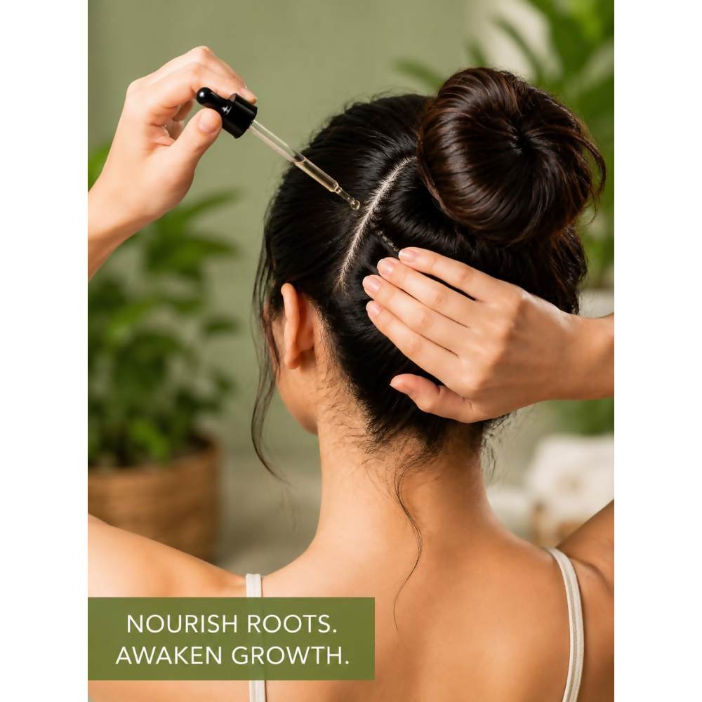 THE LIVING CO. Shikakai + Bhringraj Stimulating Scalp Serum