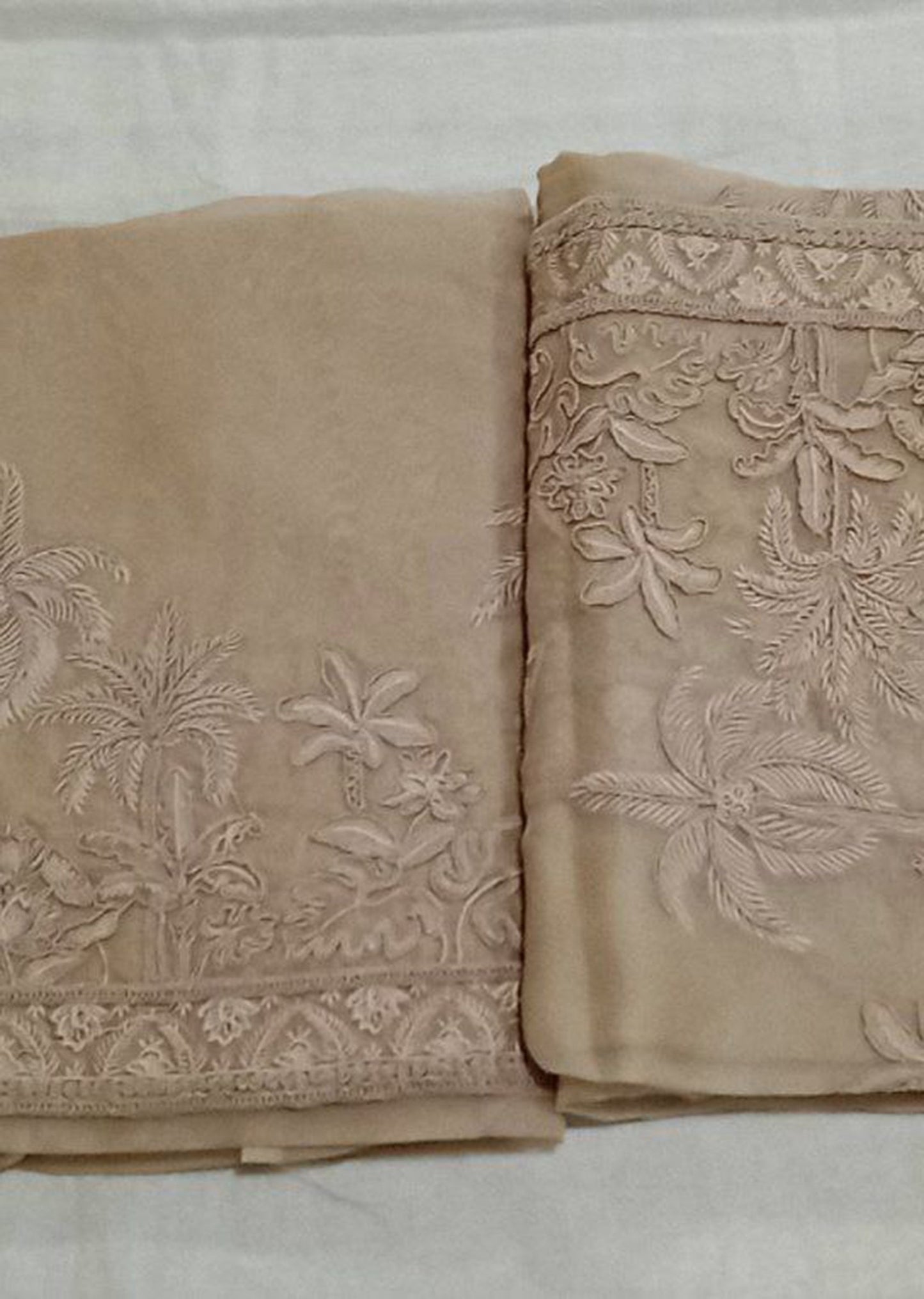 Tawny Chikoo Dress Material