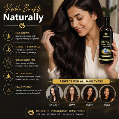 Moolveda Premium Cold Pressed Kalonji Oil - Black