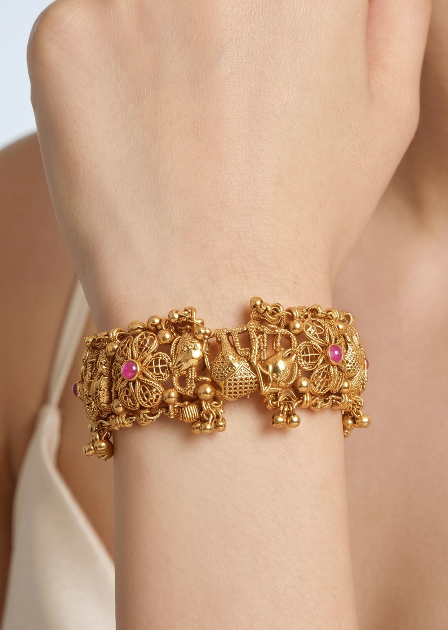 Temple-Inspired Rajwadi Bangles