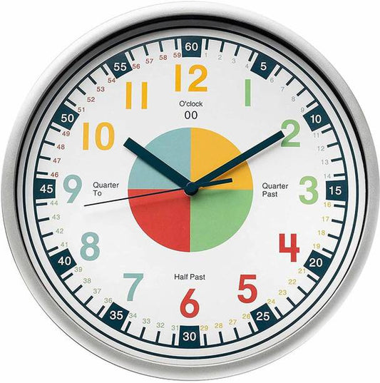 Efinito Analog 36 cm X 36 cm Wall Clock  (Black, With Glass, Standard)